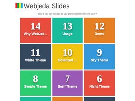 Webjeda Slides screenshot