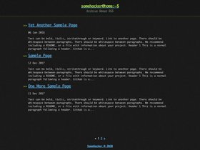 Hacker Blog screenshot